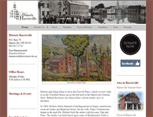 Tablet Screenshot of historicharrisville.org